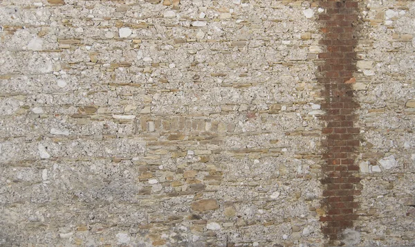 Parede de tijolo vintage, textura de fundo arquitetônico — Fotografia de Stock