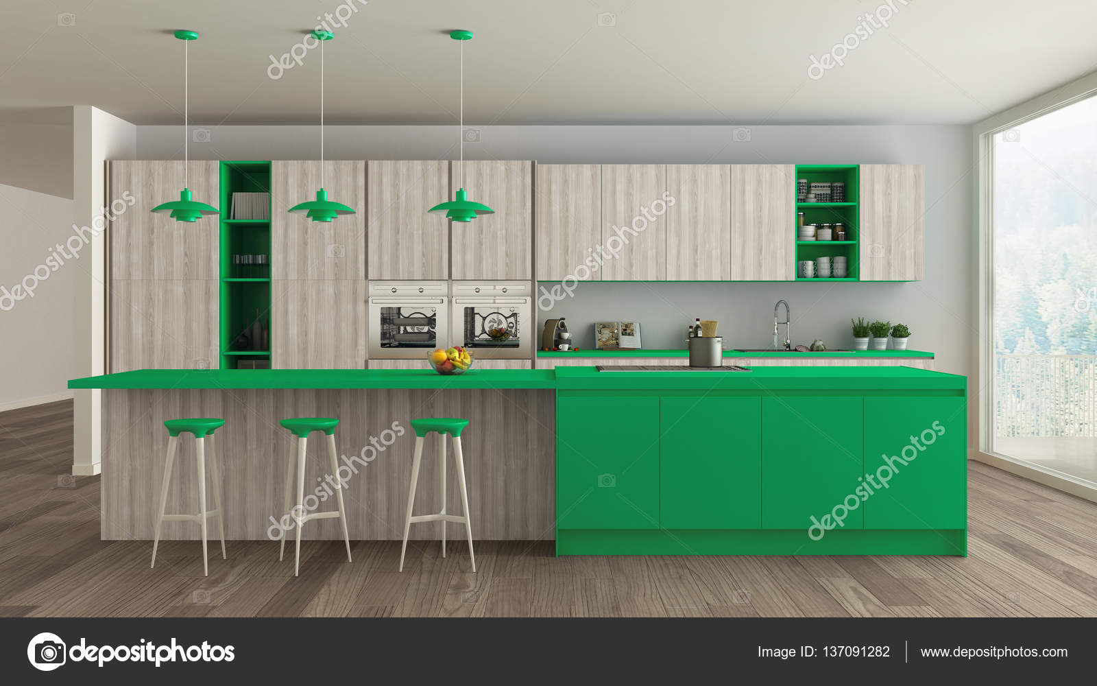 Escandinava Cozinha Branca Com Detalhes Em Madeira E Verdes M Nimos Escandinava Cozinha Branca Com Detalhes Em Madeira E Verdes M Nimos