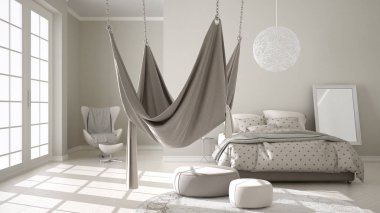 Klasik yatak odası, İskandinav ile minimalist iç tasarım