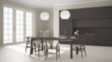 Arka plan dekorasyon, İskandinav minimalist sınıf bulanıklık