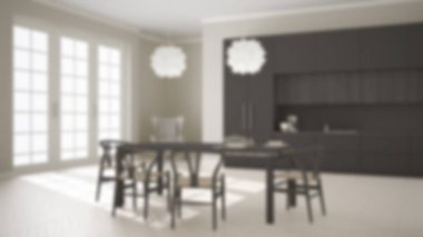 Arka plan dekorasyon, İskandinav minimalist sınıf bulanıklık