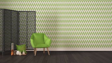 İskandinav minimalist gri arka koltuk, ekran, c