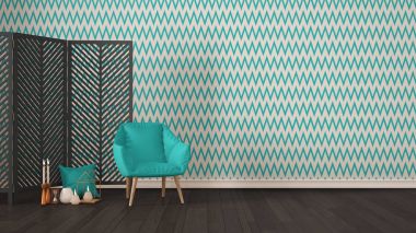 İskandinav minimalist gri arka koltuk, ekran, c