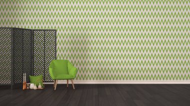 İskandinav minimalist gri arka koltuk, ekran, c