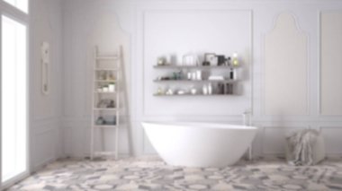 Görüntü arka plan dekorasyon, İskandinav banyo, klasik 