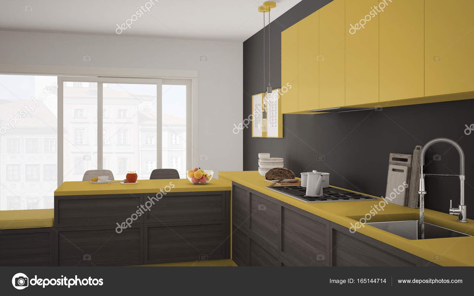 Cozinha Moderna Com Detalhes Em Madeira E Piso Em Parquet Br Cozinha Moderna Com Detalhes Em Madeira E Piso Em Parquet Br