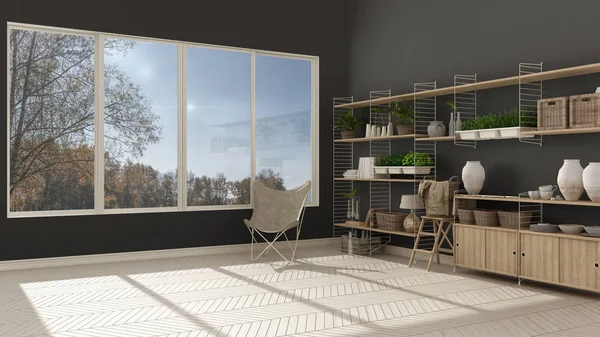 Eko beyaz ve gri iç dizayn ahşap kitaplık, diy ve