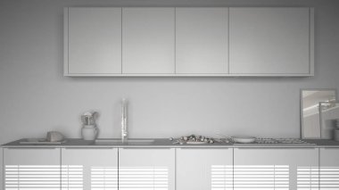 Modern mutfak masa ve sandalyeleri, clo toplam beyaz proje