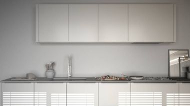 Modern mutfak masa ve sandalyeler, herr tamamlanmamış proje