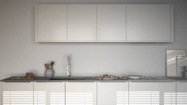 Modern mutfak masa ve sandalyeler, herr tamamlanmamış proje