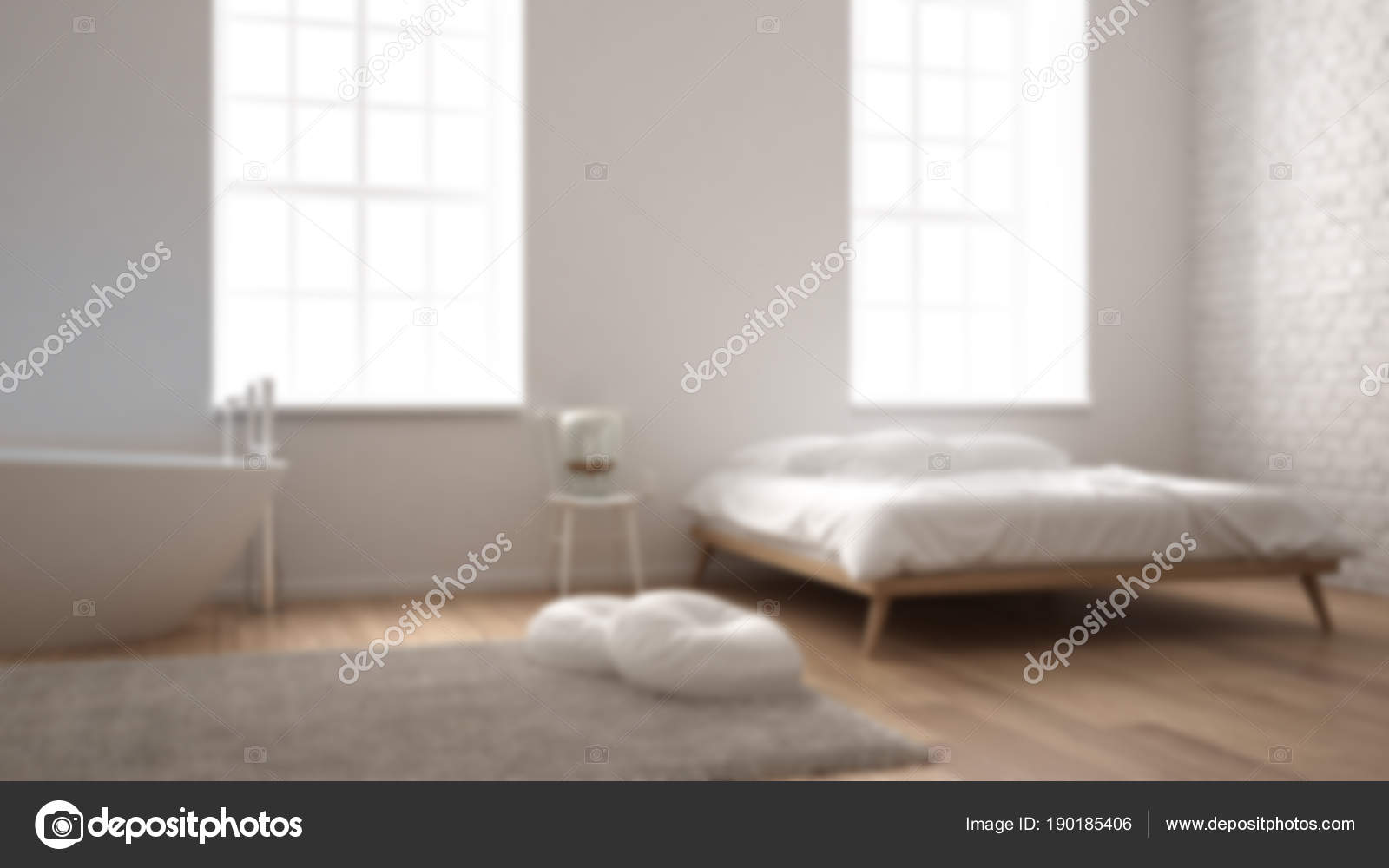 Blur Background Interior Design Classic Industrial Modern