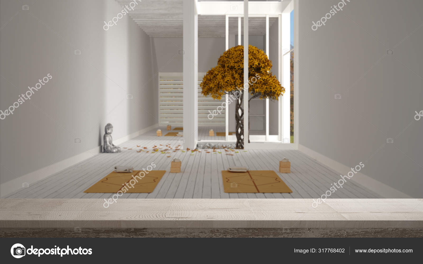 yoga room accessories