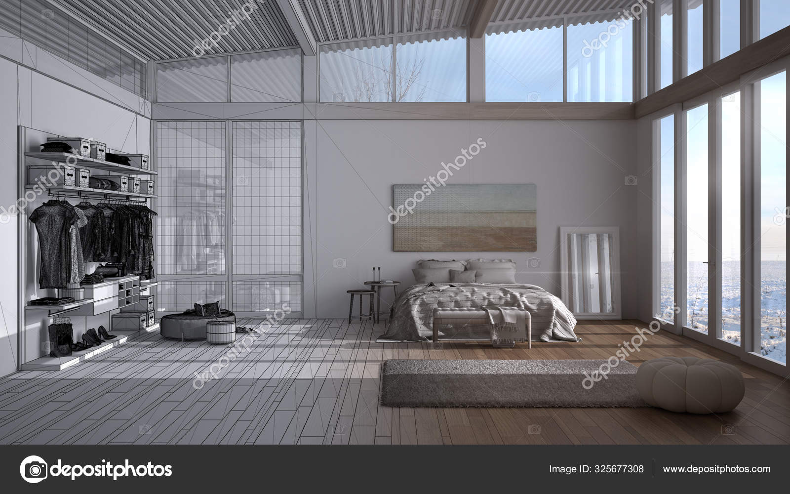 Architect Interior Designer Concept Unfinished Project That