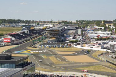 Le Mans - Fransa, 17 Haziran 2017: Yarış pisti 24 saatlik Le Mans devre