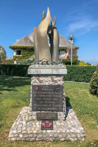 Dieppe France May 2020 Tribute Wings Fighting Jubilee Operation 1942 — 스톡 사진