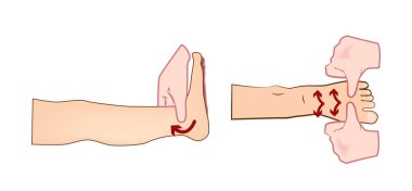 Masaj türleri illüstrasyon