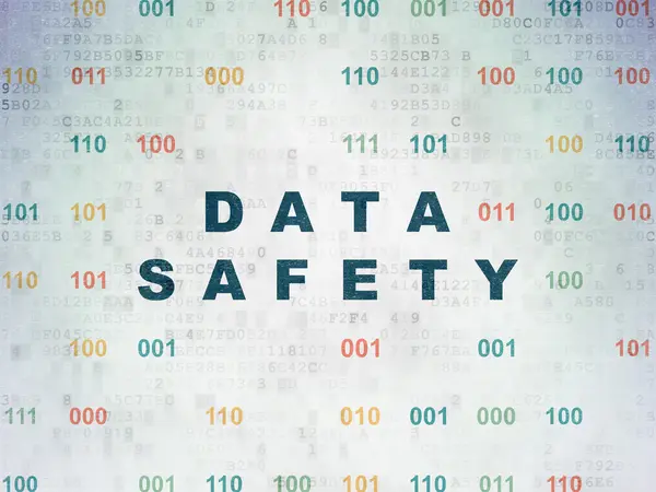 Bilgi kavramı: veri güvenliği dijital veri kağıt arka plan üzerinde — Stok fotoğraf