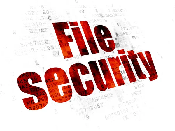 安全概念: 数字背景文件安全性 — 图库照片