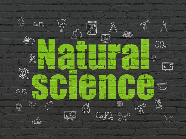 Concept scientifique : Sciences naturelles sur fond de mur — Photo