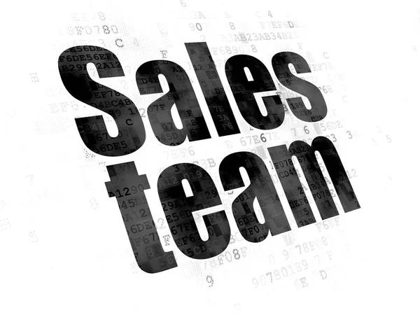 Marketing concept: Sales Team on Digital background