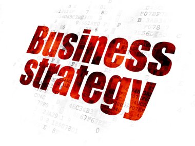 Ekonomi kavramı: dijital arka plan iş stratejisi
