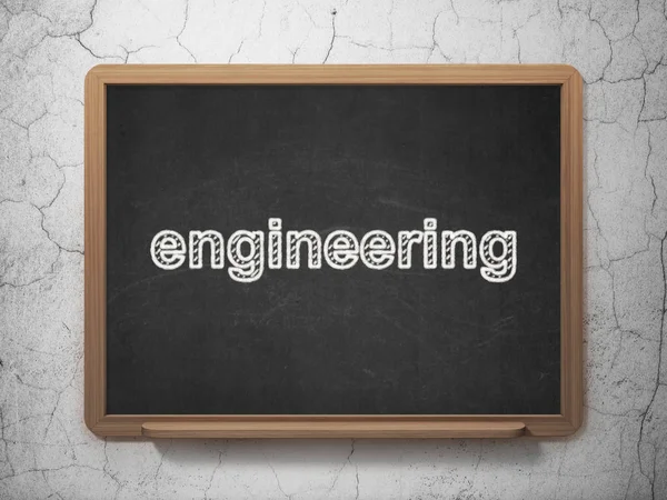 Science concept: Engineering on chalkboard background — Stock Photo, Image