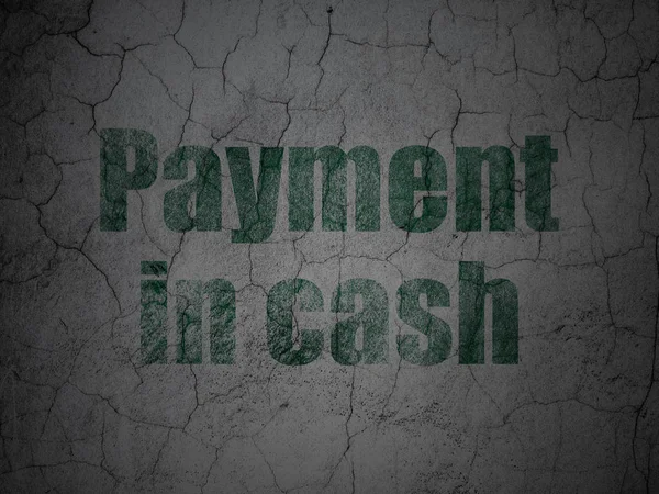 Banking concept: Payment In Cash on grunge wall background — Stock Photo, Image
