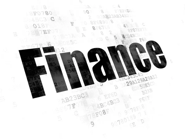 Financiën concept: Financiën op digitale achtergrond — Stockfoto