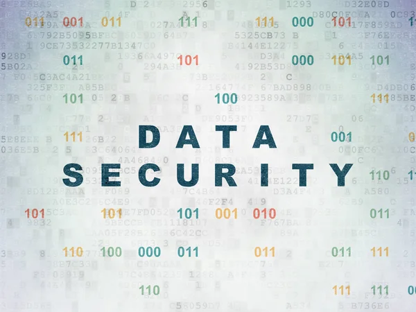 Concept de sécurité : Sécurité des données sur fond de papier numérique — Photo