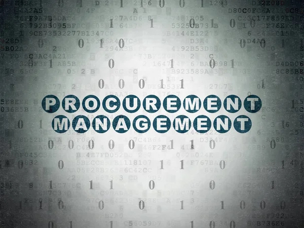 Finance concept: Procurement Management on Digital Data Paper background — Stock Photo, Image