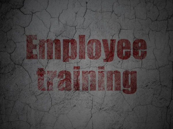 Education concept: Employee Training on grunge wall background — Stock Photo, Image