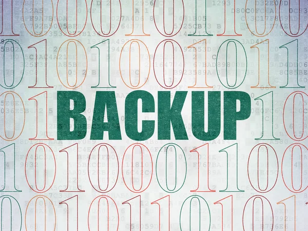 Database concept: Backup on Digital Data Paper background — Stock Photo, Image