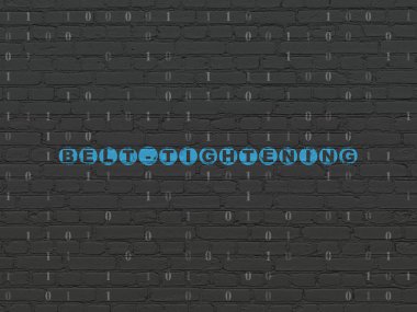 Ekonomi kavramı: duvar arka plan üzerinde kemer