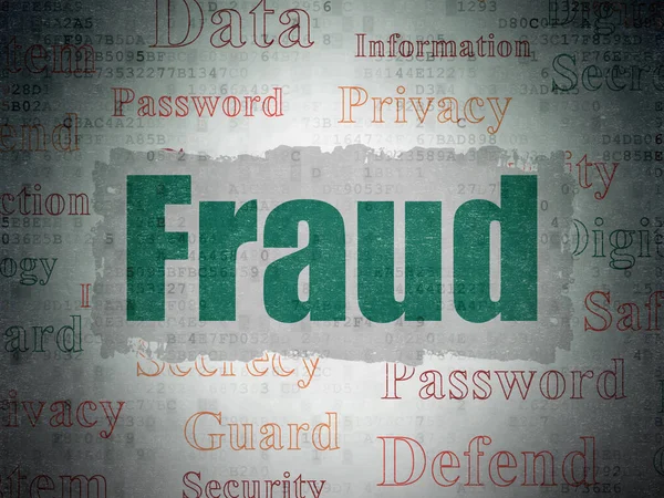 Privacy concept: Fraud on Digital Data Paper background — Stock Photo, Image