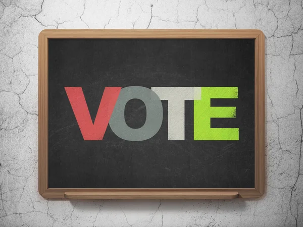 Concept politique : Vote sur le fond du conseil scolaire — Photo