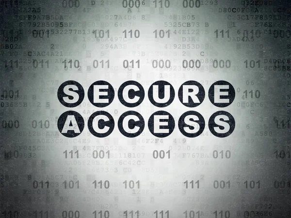 Protection concept: Secure Access on Digital Data Paper background — Stock Photo, Image