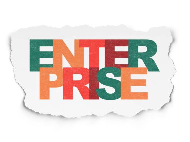 İş kavramı: Kurumsal Tarih Torn kağıt arka plan