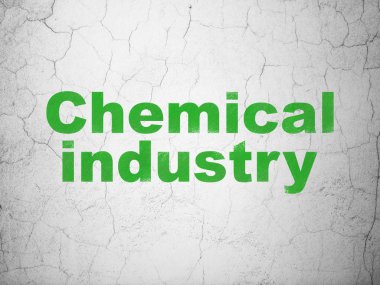 Manufacuring kavramı: duvar arka planda kimya sanayî