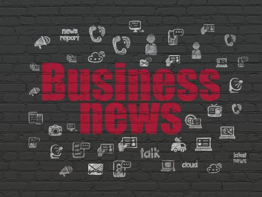 Haber kavramı: duvar arka plan iş haberleri