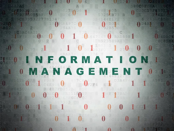 Information koncept: informationshantering på Digital Data papper bakgrund — Stockfoto