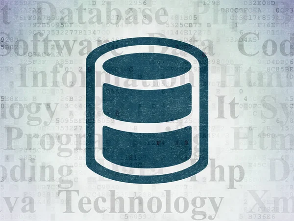 Concepto de base de datos: base de datos sobre datos digitales — Foto de Stock