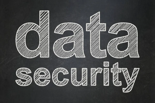 Security concept: Data Security on chalkboard background — Stock Photo, Image