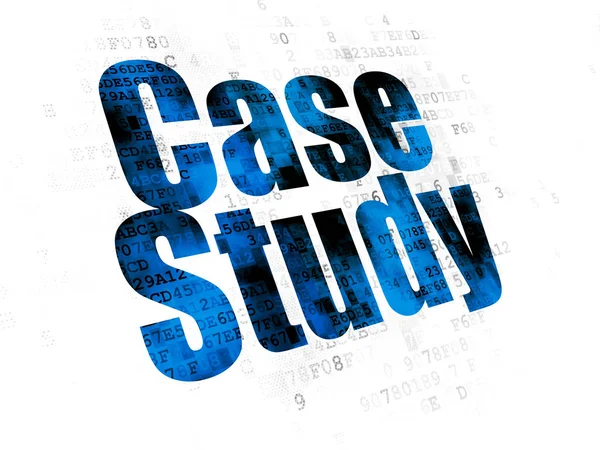 Concepto de estudio: Estudio de caso sobre fondo digital — Foto de Stock