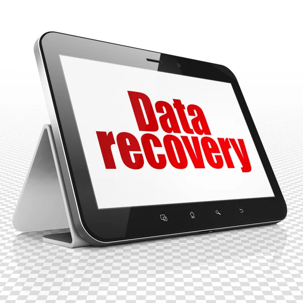 Data concept: Tablet Computer with Data Recovery on display — Stock Photo, Image