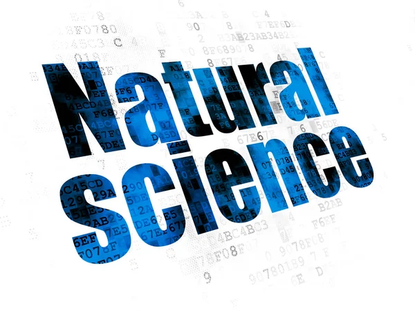 Concept scientifique : Sciences naturelles sur fond numérique — Photo