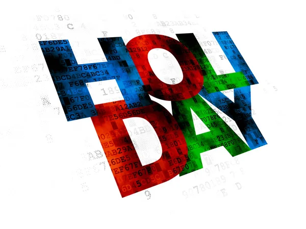 Holiday concept: Holiday on Digital background — Stock Photo, Image