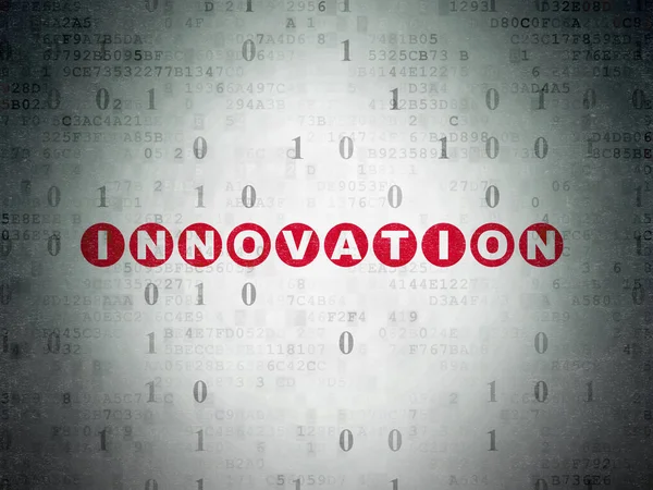 Ekonomi kavramı: yenilik dijital veri kağıt arka plan üzerinde — Stok fotoğraf
