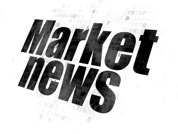 News concept: Market News on Digital background
