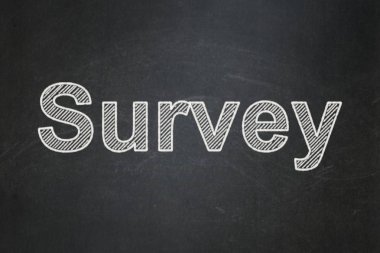 Bilim kavramı: Kara tahta arka plan üzerine araştırma