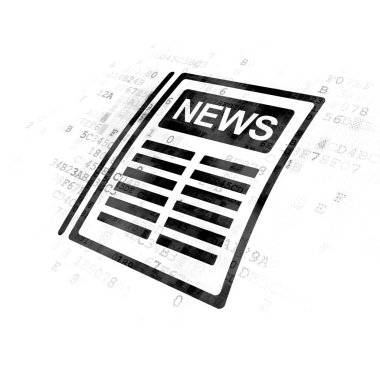 Haber kavramı: Dijital arkaplan üzerine gazete